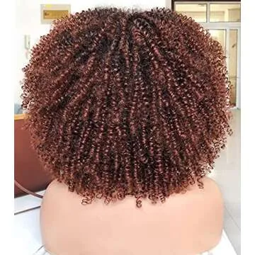 Stylish Annivia Afro Kinky Curly Wig for Women
