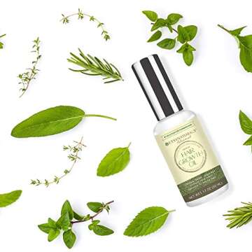 Essynaturals Hair Growth Oil with Biotin - Caffeine and Castor Oil for Fuller, Thicker, Longer Hair