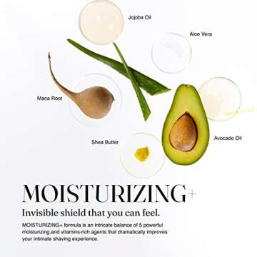 IntiMD Coochy Plus Shaving Cream - Rash-Free, Fragrance-Free