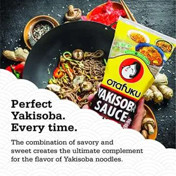 Otafuku Yakisoba Sauce for Japanese Stir Fry Noodles, Vegan Yakisoba Sauce Authentic Umami Flavor - ...