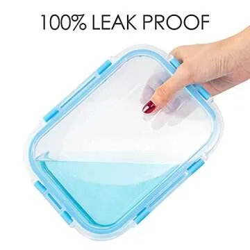 10 Pack Glass Storage Containers - Meal Prep Made Easy