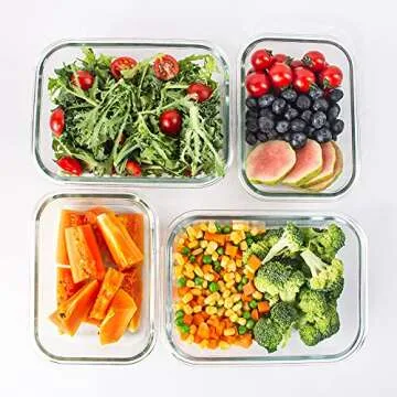 10 Pack Glass Storage Containers - Meal Prep Made Easy