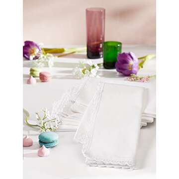 Ramanta Home Cloth Dinner Napkins Set of 12 - Eco-Friendly & Stylish