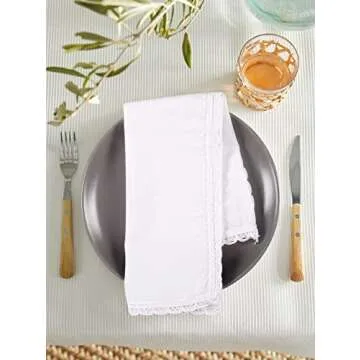 Ramanta Home Cloth Dinner Napkins Set of 12 - Eco-Friendly & Stylish