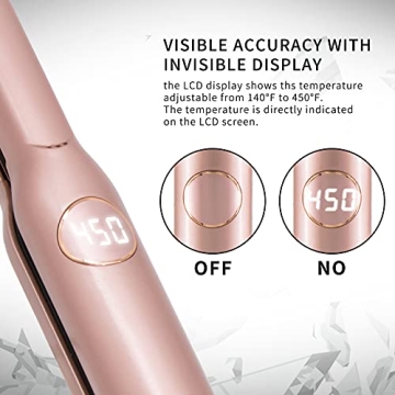 Mini Flat Iron with Dual Voltage & LED Display