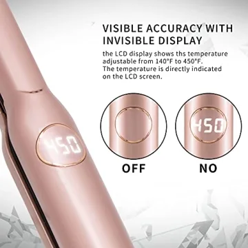 Mini Flat Iron with Dual Voltage & LED Display