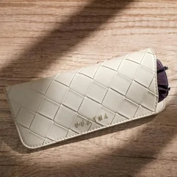 Stylish OLETHA Soft Glasses Case Set of 2 in Ivory