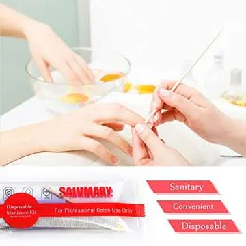 Professional Disposable Manicure Kit for Salons and Home Use