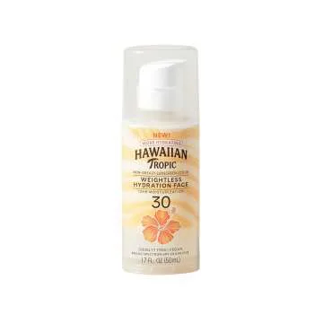 Hawaiian Tropic SPF 30 Travel Size Sunscreen for Face
