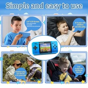 Kids Handheld Game with 220 Retro Games Portable Fun