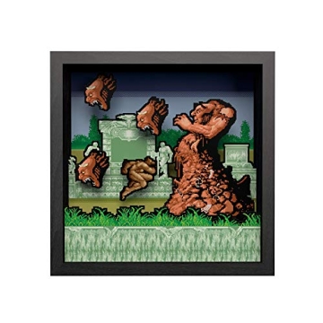 Pixel Frames Altered Beast Shadow Box Art - Unique Gaming Gift