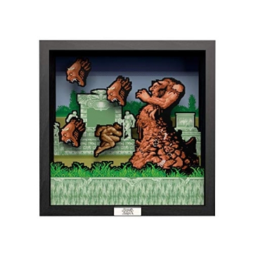 Pixel Frames Altered Beast Shadow Box Art - Unique Gaming Gift