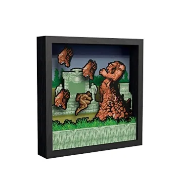 Pixel Frames Altered Beast Shadow Box Art - Unique Gaming Gift