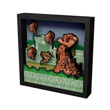 Pixel Frames Altered Beast Shadow Box Art - Unique Gaming Gift