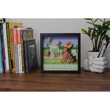 Pixel Frames Altered Beast Shadow Box Art - Unique Gaming Gift