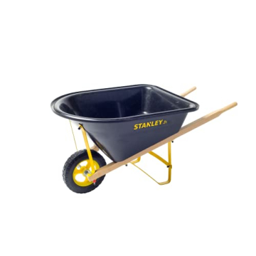 Red Toolbox Stanley Jr. Kids Wheelbarrow: Hands-On Gardening Fun for Little Ones, Ages 3 and Up