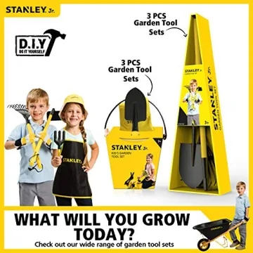 Red Toolbox Stanley Jr. Kids Wheelbarrow: Hands-On Gardening Fun for Little Ones, Ages 3 and Up