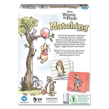 Wonder Forge Disney Winnie the Pooh Matching Game for Girls & Boys