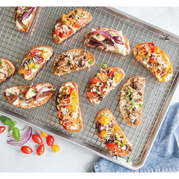 Nordic Ware Extra Large Baking Sheet with Nonstick Grid