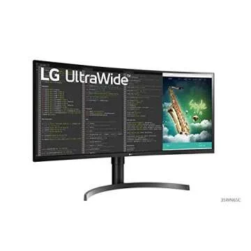 LG 35WN65C-B Curved 35" UltraWide QHD HDR Monitor