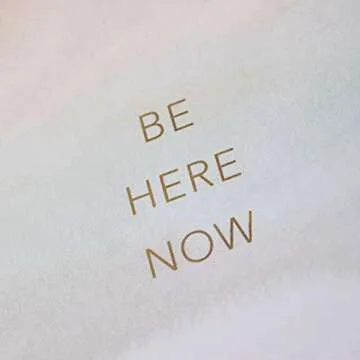 Graphique Hardbound Spiral Journal | Be Here Now Calming Watercolor Design | Premium Paper | Notebook | Diary | Lists | Record Month and Date | Great Gift | 160 Ruled Pages | 6.25” x 8.25”