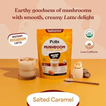 Salted Caramel Instant Latte - Organic Vegan Coffee Supplement
