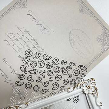 Cute Graffiti Fun Nail Art Stickers for Easy Application