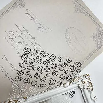 Cute Graffiti Fun Nail Art Stickers for Easy Application