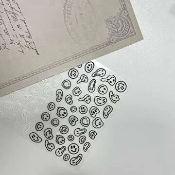 Cute Graffiti Fun Nail Art Stickers for Easy Application