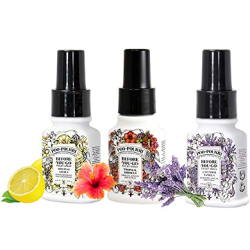 Poo-Pourri Citrus, Lavender Vanilla, Tropical Hibiscus Set
