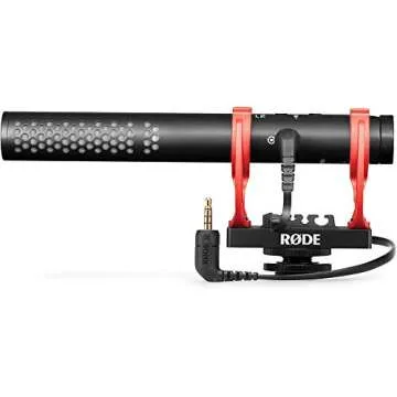 Rode VideoMic NTG Shotgun Vlogging Podcasting Microphone WS11 Windshield & Wide Mouth Case Bundle
