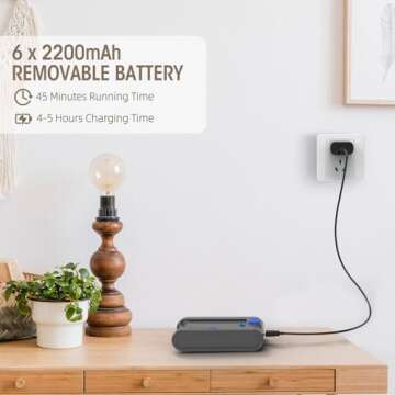 Powerful 33Kpa Cordless Vacuum Cleaner for Home Use