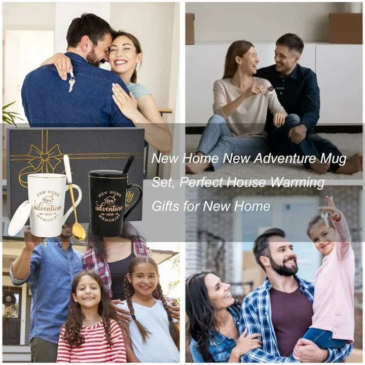New Home Adventure Coffee Mug Set | Housewarming Gift