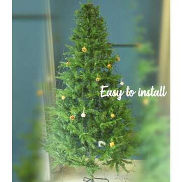 Flechllary 400 LED Cascading Twinkle Lights for Christmas