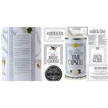 Wedding Time Capsule Keepsake Set for Newlyweds