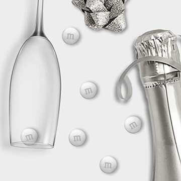 M&M’S White Milk Chocolate Candy 5 lb Bulk Pack for Parties