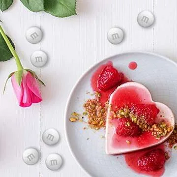 M&M’S White Milk Chocolate Candy 5 lb Bulk Pack for Parties