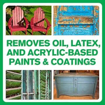 Dumond Smart Strip Advanced Paint Remover, for Removal of Acrylic, Latex, Oil & Water-Based Coatings, Non-Caustic Formula, Indoor/Outdoor, Contractor & DIY Friendly - 1 Quart