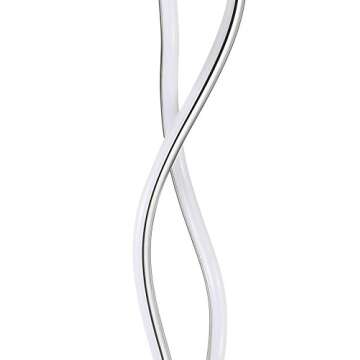 JONATHAN Y JYL7001A Cairo 26.25" LED Integrated Table Lamp Modern,Contemporary for Bedroom, Living Room, Office, College Dorm, Coffee Table, Bookcase, Chrome