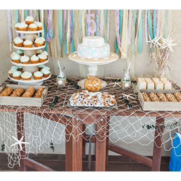 Nautical Themed Cotton Fish Net Party Decorations