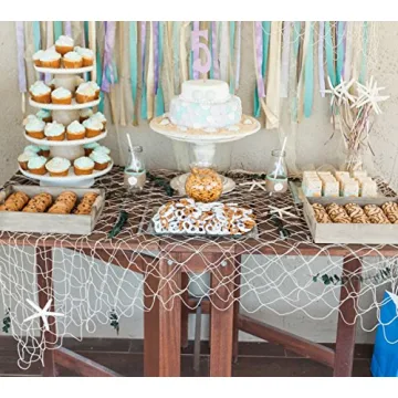 Nautical Themed Cotton Fish Net Party Decorations