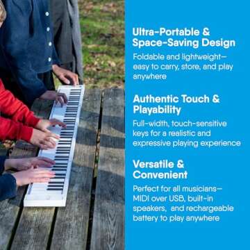 Ultimate Portable 88 Key Piano with MIDI Connectivity