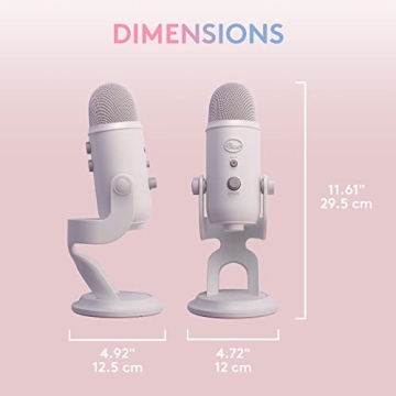 Premium Blue Yeti Gaming Microphone for Streaming and Podcasting