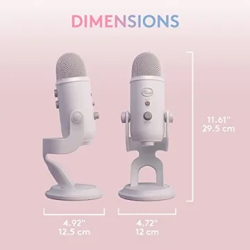 Premium Blue Yeti Gaming Microphone for Streaming and Podcasting