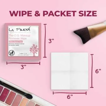La Fresh Makeup Removal Wipes - Travel Friendly Essentials