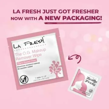 La Fresh Makeup Removal Wipes - Travel Friendly Essentials