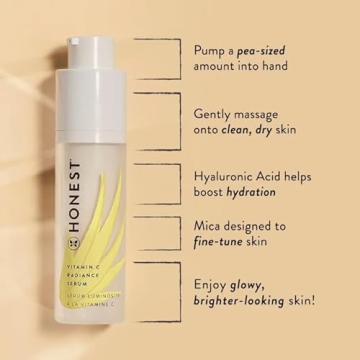Honest Beauty Vitamin C Radiance Brightening Serum EWG Verified