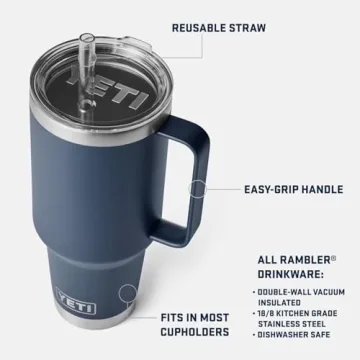 Durable YETI Rambler 42 oz Tumbler with Handle