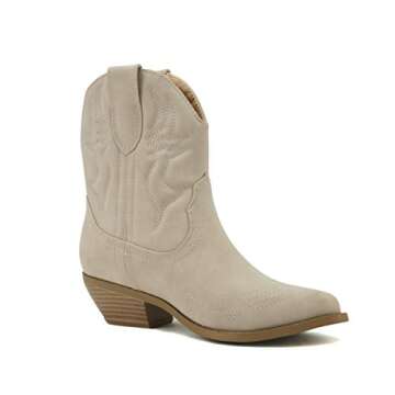 Stylish Soda RIGGING Low Heel Ankle Boots for Women