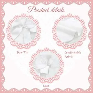 Sintege Knee Bow High Girl Socks - Cute Cotton Ruffle Stockings